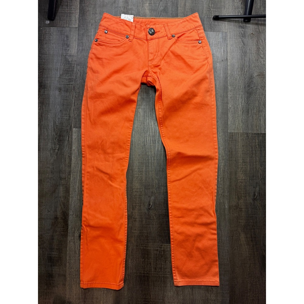 Wrangler Sadie Booty Up Orange Bootcut Jeans Womens 1x31 Low Rise 08MWZOJ NEW‎